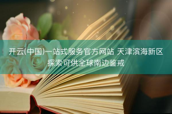 开云(中国)一站式服务官方网站 天津滨海新区探索可供全球南边鉴戒